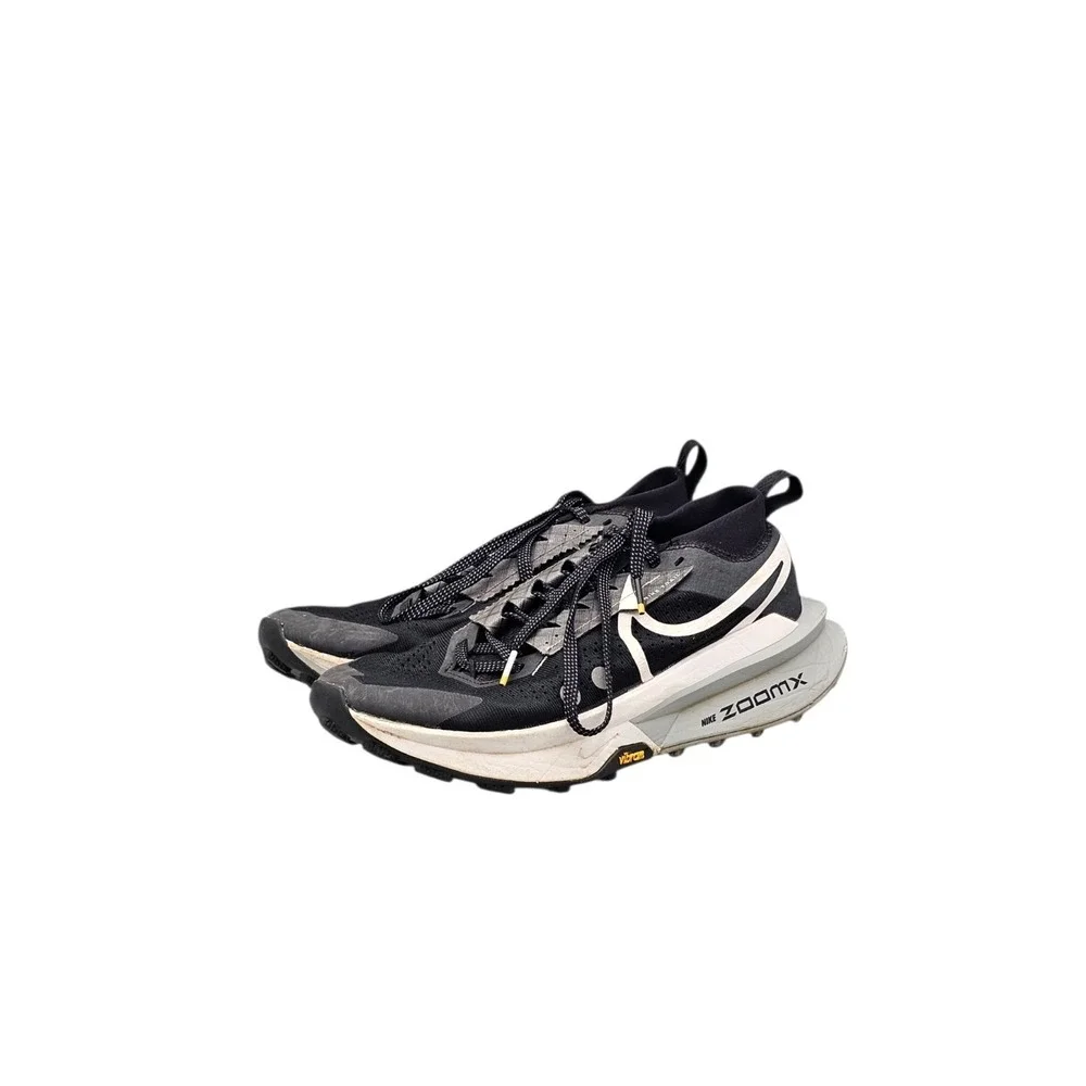 Nike Men's Size 9 US ZoomX Zegama Trail 2 Black Hiking Running Shoes FD5190-001